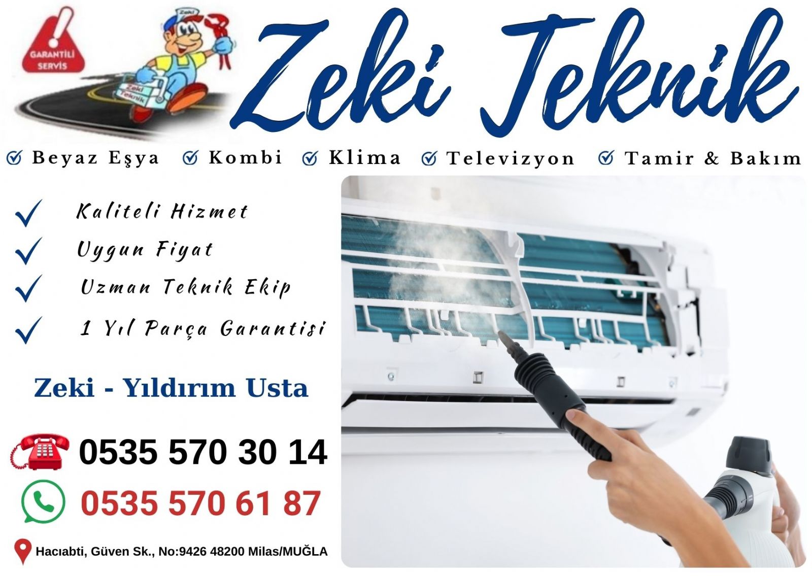 Milas Klima Servisi